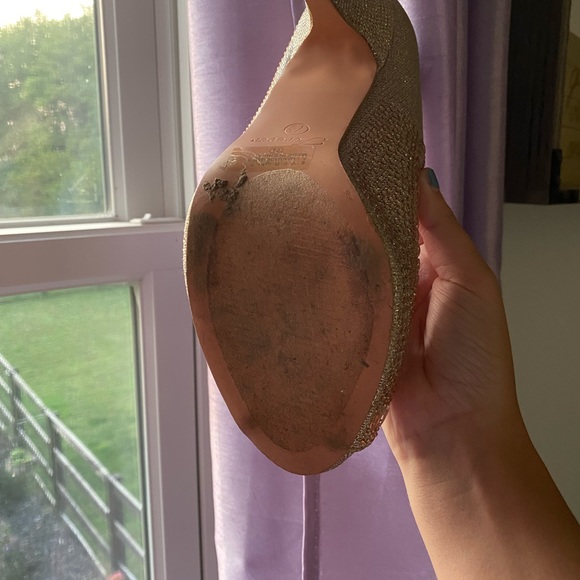 rose gold sparkly heels - Picture 10 of 11